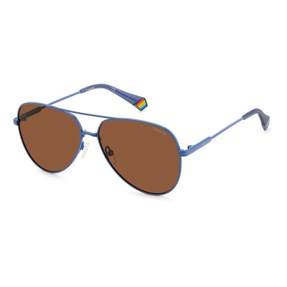 Polaroid Blue Stainless SteelSunglasses